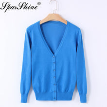 Load image into Gallery viewer, Cardigan Sweater Women Casual Sweet Crochet Knitted Long-sleeve Tops Women Sweaters Cardigans Casaco Feminino Sueter Mujer