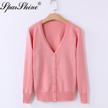 Load image into Gallery viewer, Cardigan Sweater Women Casual Sweet Crochet Knitted Long-sleeve Tops Women Sweaters Cardigans Casaco Feminino Sueter Mujer