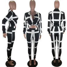 Load image into Gallery viewer, Casual Striped Women Pants Set