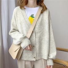 Load image into Gallery viewer, H.SA 2020 Autumn Winter Women Sweater Cardigans Oversize V neck Knit Cardigans Girls Outwear Korean Chic Tops Suete Mujer Poncho