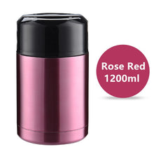 Load image into Gallery viewer, Large Capacity 800ML/1000ML/1200ML Thermos Lunch Box Portable Stainless Steel Food Soup Containers Vacuum Flasks Thermocup