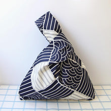 Load image into Gallery viewer, Little Paris hand made hand bag reversible women's drawstring Bag mobile phone key bag student handbag