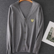 Load image into Gallery viewer, Long Sleeve Spring Autumn Children CDG Wool Sweaters Love pattern Brand New Boys and girls nitted Cardigan Sweater Fashion Top