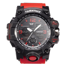 Load image into Gallery viewer, Men Digital Wristwatches Waterproof Fashion Casual Outdoor Sports Multifunction Watches Chrono Alarm Clock 5Bar Watches