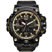 Load image into Gallery viewer, Men's Fashionable Multi-Functional Student Electronic Watch Outdoor Sports Dual-Display Waterproof Digital Watch Luminous Watch