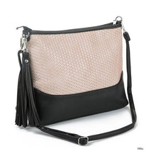 Load image into Gallery viewer, Miyahouse Fashion Zipper Tassel Female Shoulder Bag Patchwork Shopping Travel Women Crossbody Bag PU Leather Lady Messenger Bag