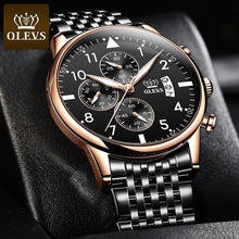 Load image into Gallery viewer, OLEVS Top Original Men's Watch Fashion waterproof watch for men Multifunctional chronograph sports digital watch Luminous