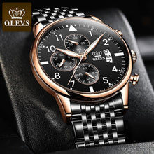 Load image into Gallery viewer, OLEVS Top Original Men's Watch Fashion waterproof watch for men Multifunctional chronograph sports digital watch Luminous