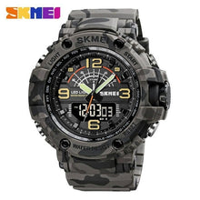Load image into Gallery viewer, SKMEI Sport Watches Men Military Electronic Wrist Watch Shock Resistant Waterproof 5 Bar Count Down Mens Clock Stopwatch 1617