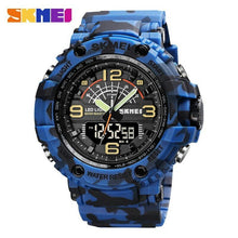 Load image into Gallery viewer, SKMEI Sport Watches Men Military Electronic Wrist Watch Shock Resistant Waterproof 5 Bar Count Down Mens Clock Stopwatch 1617