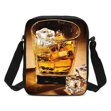 Load image into Gallery viewer, Small Crossbody Bags For Men Women Fashion Luxury Whisky Letter 3D Printing Messenger Bag Handbags Casual Shouler Bag Sling Bags