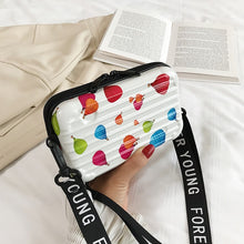 Load image into Gallery viewer, Sweet Girls Candy Colors Casual Small Crossbody Bags for Women 2020 Summer Graffiti Rainbow Pattern Clutch Purse Shoulder Bag