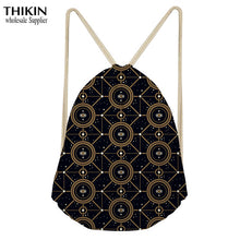 Load image into Gallery viewer, THIKIN Cool Eyes Print Fashion Girls School Shoulder Bag Women Travel Mochila Backpack Men Classic Beach Bags Drawstring Custom