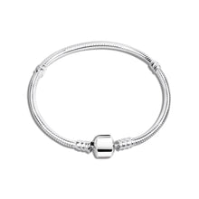 Load image into Gallery viewer, 100% 925 Sterling Silver Bracelet Fit DIY Charm Bead Snake Chain For Women Pulsera Jewelry Gift Have S925 No Brand Logo Berloque
