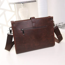 Load image into Gallery viewer, 2019 Hot Sale High Designer Brand New Male PU Leather Shoulder Bag for Men Fashion Small Flap Male Crossbody Bags Solid Handbags
