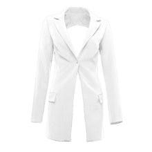 Load image into Gallery viewer, 2020 New Sexy Women's Set Long Sleeve Cutout Jacket and Perspective Mesh Tassel Pants 2 Two Piece Club Celebrity Party Pants Set
