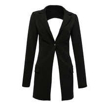 Load image into Gallery viewer, 2020 New Sexy Women's Set Long Sleeve Cutout Jacket and Perspective Mesh Tassel Pants 2 Two Piece Club Celebrity Party Pants Set
