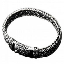 Load image into Gallery viewer, 2020 New real solid S925 pure silver jewelry hand-woven bracelet for men Thai silver domineering man bracelet
