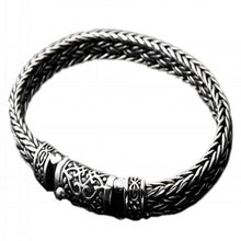 Load image into Gallery viewer, 2020 New real solid S925 pure silver jewelry hand-woven bracelet for men Thai silver domineering man bracelet
