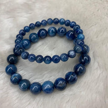 Load image into Gallery viewer, 8mm 10mm natural kyanite stone bracelet natural gemstone jewelry bracelet DIY bracelet for woman for gift wholesale !

