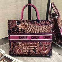 Load image into Gallery viewer, Book tote collection embroidery bags for women 2020 amazing handbag elegant bolso mujer fashion torebki damskie unique tote bag
