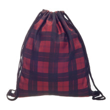 Load image into Gallery viewer, British Style 3D Print Drawstring Bag Tartan Casual Mochila Cuerda Harajuku Drawstring Backpack Women Men Modis Sport String Bag
