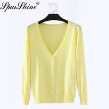 Load image into Gallery viewer, Cardigan Sweater Women Casual Sweet Crochet Knitted Long-sleeve Tops Women Sweaters Cardigans  Casaco Feminino Sueter Mujer
