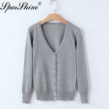 Load image into Gallery viewer, Cardigan Sweater Women Casual Sweet Crochet Knitted Long-sleeve Tops Women Sweaters Cardigans  Casaco Feminino Sueter Mujer
