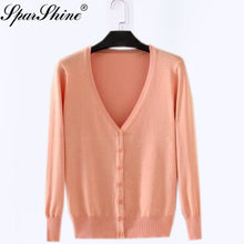 Load image into Gallery viewer, Cardigan Sweater Women Casual Sweet Crochet Knitted Long-sleeve Tops Women Sweaters Cardigans  Casaco Feminino Sueter Mujer
