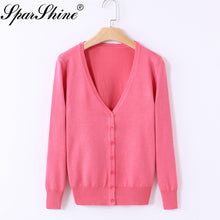 Load image into Gallery viewer, Cardigan Sweater Women Casual Sweet Crochet Knitted Long-sleeve Tops Women Sweaters Cardigans  Casaco Feminino Sueter Mujer
