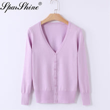 Load image into Gallery viewer, Cardigan Sweater Women Casual Sweet Crochet Knitted Long-sleeve Tops Women Sweaters Cardigans  Casaco Feminino Sueter Mujer
