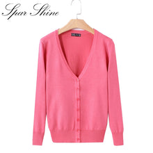 Load image into Gallery viewer, Cardigan Sweater Women Casual Sweet Crochet Knitted Long-sleeve Tops Women Sweaters Cardigans  Casaco Feminino Sueter Mujer
