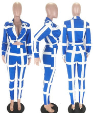 Load image into Gallery viewer, Casual Striped Women Pants Set
