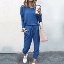 Load image into Gallery viewer, Clmdiz 2 Peice Set Women Elegant Pants Sets Female Casual Outfits Jogger Korean Sports Suit Black Cotton Tracksuit women sets
