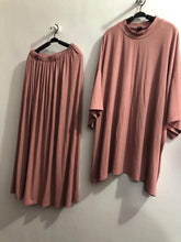 Load image into Gallery viewer, [EAM]  Half-body Skirt Big Size Two Pieces Suit New Round Neck Half Sleeve Loose Women Fashion Tide Spring Summer 2020 1U727
