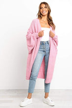 Load image into Gallery viewer, Female jacket 2020 Autumn Winter trench Coat Women's sweater big bat sleeve loose long section knit dress cardigan  Slim fit
