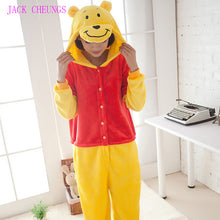 Load image into Gallery viewer, Giraffe Cosplay  pajamas Captain America animal  kigurumi costume Cow onesies Pajamas hero Pyjamas Unisex Batman pijamas Baymax
