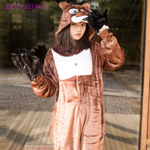 Load image into Gallery viewer, Giraffe Cosplay  pajamas Captain America animal  kigurumi costume Cow onesies Pajamas hero Pyjamas Unisex Batman pijamas Baymax
