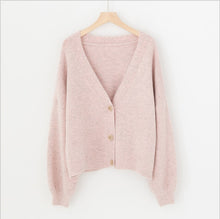 Load image into Gallery viewer, H.SA 2020 Autumn Winter Women Sweater Cardigans Oversize V neck Knit Cardigans Girls Outwear Korean Chic Tops Suete Mujer Poncho
