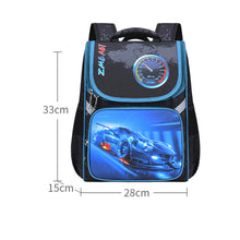 Load image into Gallery viewer, Kids Backpack Boys Car Satchel Children Cartoon Orthopedic Primary Backpack Boys Waterproof School Bags Mochila Escolar Two Size
