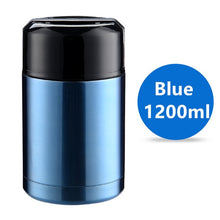 Load image into Gallery viewer, Large Capacity 800ML/1000ML/1200ML Thermos Lunch Box Portable Stainless Steel Food Soup Containers Vacuum Flasks Thermocup
