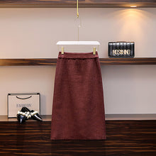 Load image into Gallery viewer, Large Size Women's Suit Autumn Winter Fashion Matching Suit Sweater + Skirt + Wool Pants Two Sets Pullover Cotton Office Lady
