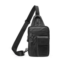 Load image into Gallery viewer, MVA men's Messenger bag men's shoulder bag men's chest bag Messenger bag men's chest bag strap leather 8871
