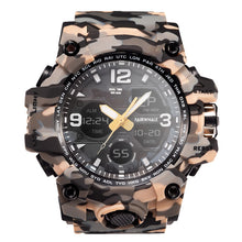 Load image into Gallery viewer, Men Digital Wristwatches Waterproof Fashion Casual Outdoor Sports Multifunction Watches Chrono Alarm Clock 5Bar Watches
