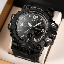 Load image into Gallery viewer, Men Digital Wristwatches Waterproof Fashion Casual Outdoor Sports Multifunction Watches Chrono Alarm Clock 5Bar Watches
