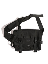 Load image into Gallery viewer, Men Motorcycle bag hip-hop shoulder bag male casual crossbody messenger bag waterproof Oxford chest bag black color 2020 new
