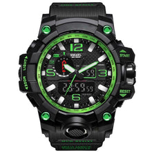 Load image into Gallery viewer, Men's Fashionable Multi-Functional Student Electronic Watch Outdoor Sports Dual-Display Waterproof Digital Watch Luminous Watch
