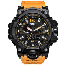 Load image into Gallery viewer, Men's Fashionable Multi-Functional Student Electronic Watch Outdoor Sports Dual-Display Waterproof Digital Watch Luminous Watch
