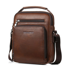 Load image into Gallery viewer, Men's Leather Crossbody Bag Messenger bag Shoulder Bag Vintage Tote Business Casual Satchel bag High Quality For Men
