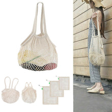 Load image into Gallery viewer, Mesh Net Turtle Bag String Shopping Bag Reusable Fruit Storage Handbag Totes  Storage Bags  Shopping Bags
